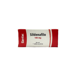 SILDENAFIL 100 MG CAJA X 1 TABLETA GENFAR